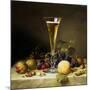 Still Life with a Glass of Champagne, 1855-Johann Wilhelm Preyer-Mounted Giclee Print