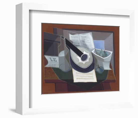 Still Life with a Guitar, 1925-Juan Gris-Framed Art Print