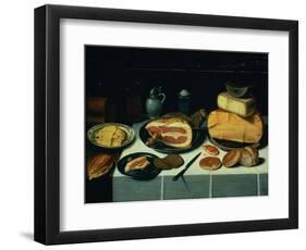 Still Life with a Ham-Floris van Schooten-Framed Giclee Print