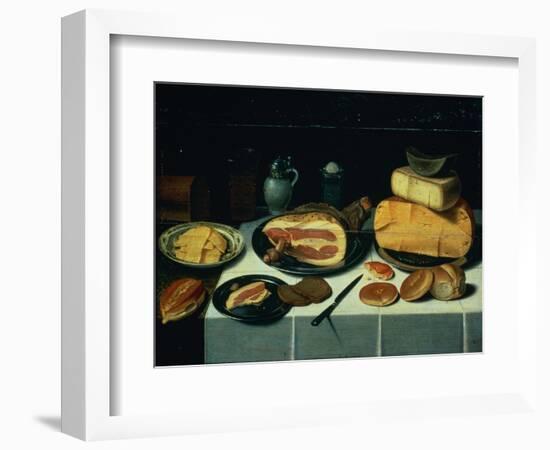 Still Life with a Ham-Floris van Schooten-Framed Giclee Print