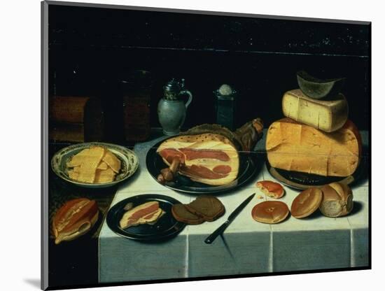 Still Life with a Ham-Floris van Schooten-Mounted Giclee Print