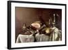 Still Life with a Ham-Pieter Claesz-Framed Giclee Print