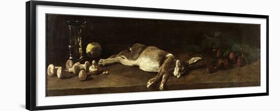 Still Life with a Hare, 1863-Francois Bonvin-Framed Premium Giclee Print