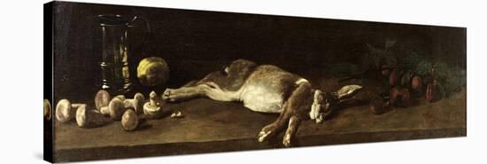 Still Life with a Hare, 1863-Francois Bonvin-Stretched Canvas