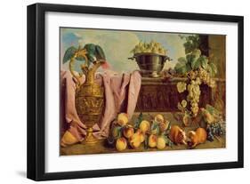 Still Life with a Jug, 1734-Alexandre-Francois Desportes-Framed Giclee Print