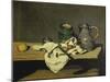 Still Life with a Kettle, around 1869-Paul Cézanne-Mounted Giclee Print