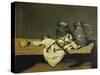 Still Life with a Kettle, around 1869-Paul Cézanne-Stretched Canvas