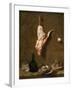 Still Life with a Leg of Veal, French Painting of 18th Century-Jean-Baptiste Oudry-Framed Giclee Print