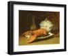 Still Life with a Lobster and a Soup Tureen-Guillaume Romain Fouace-Framed Giclee Print