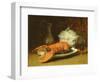 Still Life with a Lobster and a Soup Tureen-Guillaume Romain Fouace-Framed Giclee Print