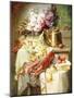 Still Life with a Lobster and Assorted Fruit and Flowers-Modeste Carlier-Mounted Giclee Print