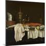 Still Life with a Lobster, C. 1650-1660-Willem Claesz Heda-Mounted Giclee Print
