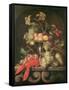 Still Life with a Lobster-Joris van Son-Framed Stretched Canvas