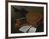 Still Life with a Lute and a Guitar-Nicolas Henri Jeaurat de Bertry-Framed Giclee Print