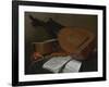 Still Life with a Lute and a Guitar-Nicolas Henri Jeaurat de Bertry-Framed Giclee Print