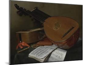 Still Life with a Lute and a Guitar-Nicolas Henri Jeaurat de Bertry-Mounted Giclee Print