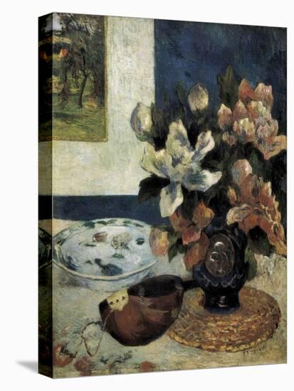 Still Life with a Mandolin-Paul Gauguin-Stretched Canvas