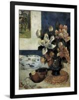 Still Life with a Mandolin-Paul Gauguin-Framed Art Print