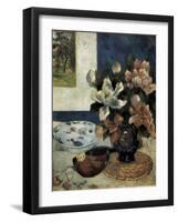 Still Life with a Mandolin-Paul Gauguin-Framed Art Print