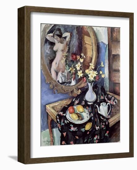 Still Life with a Mirror, 1912-Jean Joveneau-Framed Giclee Print