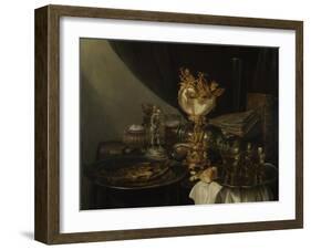 Still Life with a Nautilus Cup, C. 1645-Gerrit Willemsz Heda-Framed Giclee Print