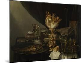 Still Life with a Nautilus Cup, C. 1645-Gerrit Willemsz Heda-Mounted Giclee Print