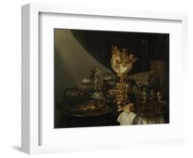 Still Life with a Nautilus Cup, C. 1645-Gerrit Willemsz Heda-Framed Giclee Print