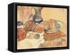 Still Life with a Pitcher and Fruit; Nature Morte a La Cruche Et Aux Fruits, C.1899-Paul Gauguin-Framed Stretched Canvas