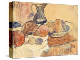 Still Life with a Pitcher and Fruit; Nature Morte a La Cruche Et Aux Fruits, C.1899-Paul Gauguin-Stretched Canvas