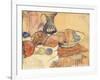 Still life with a Pitcher and Fruit-Paul Gauguin-Framed Giclee Print