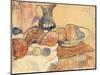 Still life with a Pitcher and Fruit-Paul Gauguin-Mounted Giclee Print