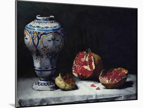 Still Life with a Pomegranate-Théodule Augustin Ribot-Mounted Giclee Print