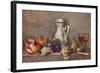 Still Life with a Porcelain Jug-Jean-Baptiste Simeon Chardin-Framed Art Print