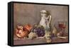 Still Life with a Porcelain Jug-Jean-Baptiste Simeon Chardin-Framed Stretched Canvas