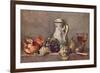 Still Life with a Porcelain Jug-Jean-Baptiste Simeon Chardin-Framed Premium Giclee Print