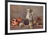 Still Life with a Porcelain Jug-Jean-Baptiste Simeon Chardin-Framed Premium Giclee Print