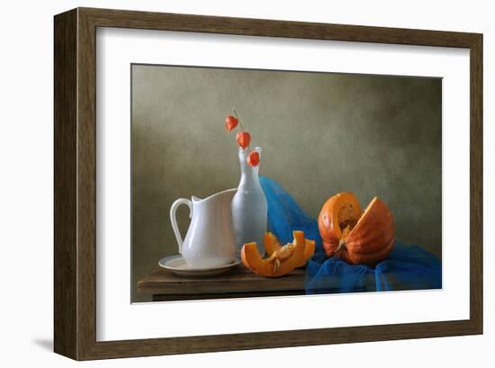 Still Life with a Pumpkin-null-Framed Art Print