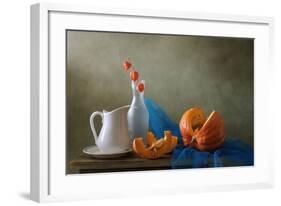 Still Life with a Pumpkin-null-Framed Art Print