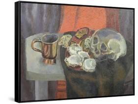 Still Life with a Skull, 1962-Glyn Morgan-Framed Stretched Canvas