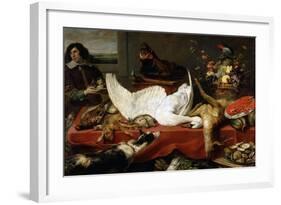 Still Life with a Swan, 1640S-Frans Snyders-Framed Giclee Print