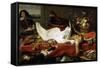 Still Life with a Swan, 1640S-Frans Snyders-Framed Stretched Canvas