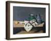 Still Life with a Tin Kettle, 1869-Paul Cézanne-Framed Giclee Print