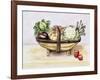 Still Life with a Trug of Vegetables, 1996-Alison Cooper-Framed Giclee Print