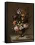 Still Life with a Vase of Flowers and a Dead Frog, Jacob Marrel-Jacob Marrel-Framed Stretched Canvas