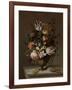 Still Life with a Vase of Flowers and a Dead Frog, Jacob Marrel-Jacob Marrel-Framed Art Print