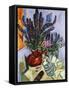 Still Life with a Vase of Flowers; Stilleben Mit Blumenvasen, 1912-Ernst Ludwig Kirchner-Framed Stretched Canvas