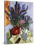 Still Life with a Vase of Flowers-Ernst Ludwig Kirchner-Stretched Canvas