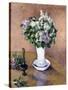 Still Life with a Vase of Lilac, 1883-Gustave Caillebotte-Stretched Canvas