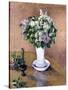 Still Life with a Vase of Lilac, 1883-Gustave Caillebotte-Stretched Canvas