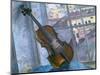 Still Life with a Violin, 1918-Kuz'ma Petrov-Vodkin-Mounted Giclee Print